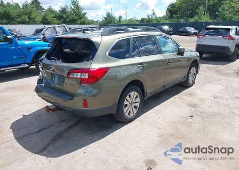 2016 Subaru Outback 2.5I Premium из США, поврежденный, VIN 4S4BSBHC1G3255922